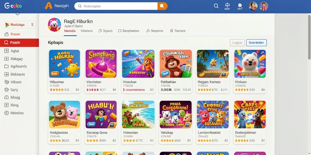 megewin188 - Screenshot menampilkan berbagai pilihan permainan yang tersedia.
